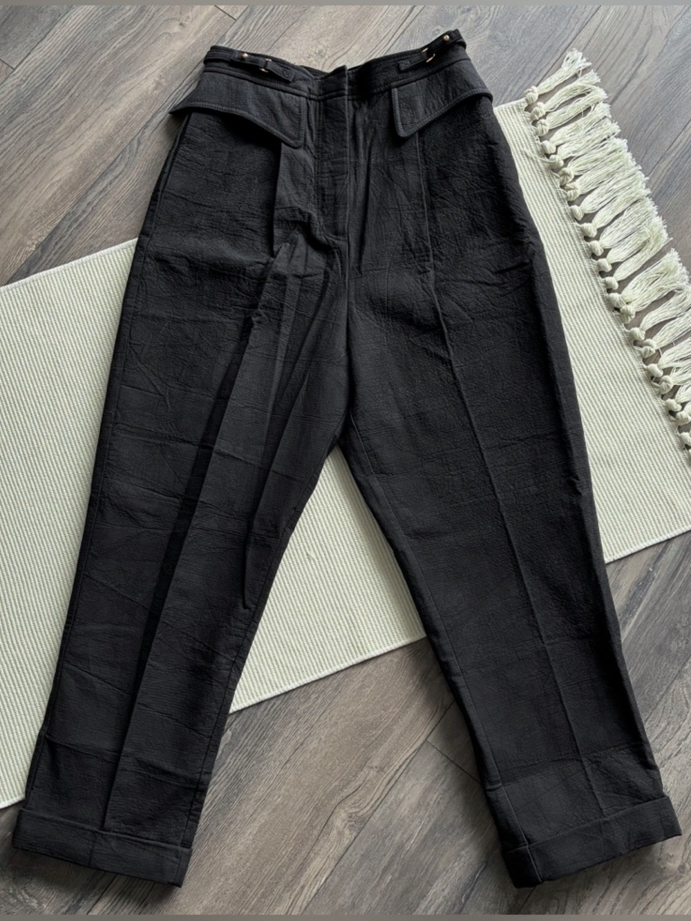 Acler Carlton High Waisted Black Pants